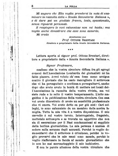 La folla periodico settimanale illustrato