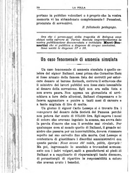 La folla periodico settimanale illustrato