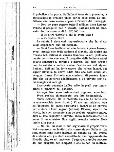 La folla periodico settimanale illustrato