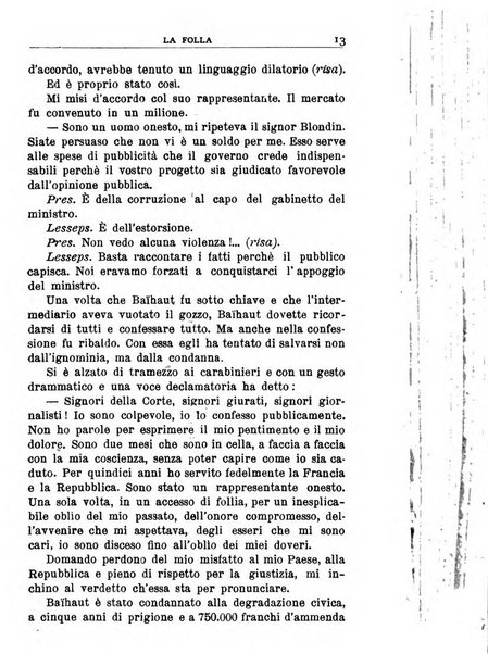 La folla periodico settimanale illustrato