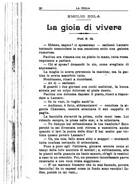 La folla periodico settimanale illustrato