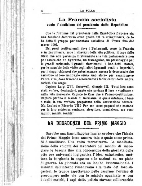 La folla periodico settimanale illustrato