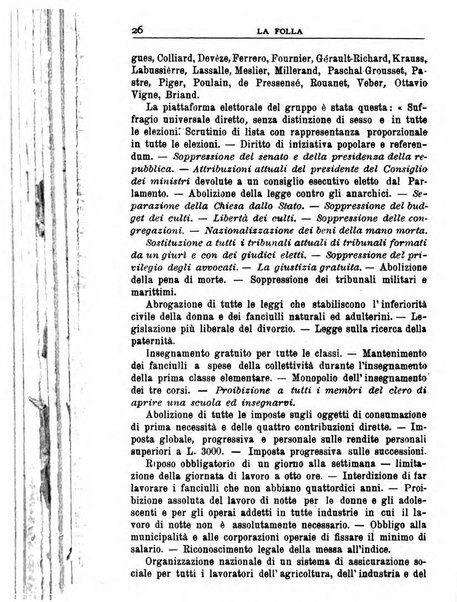 La folla periodico settimanale illustrato