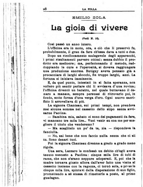 La folla periodico settimanale illustrato