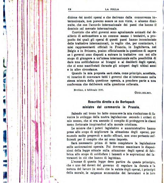 La folla periodico settimanale illustrato