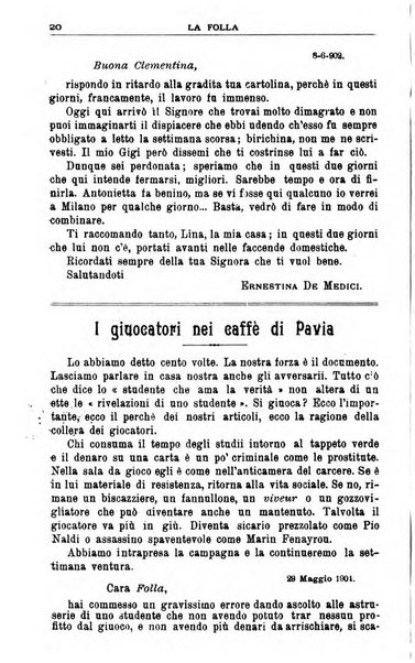 La folla periodico settimanale illustrato