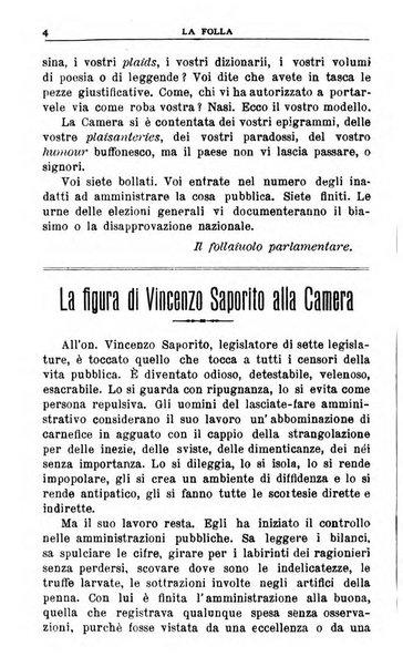 La folla periodico settimanale illustrato