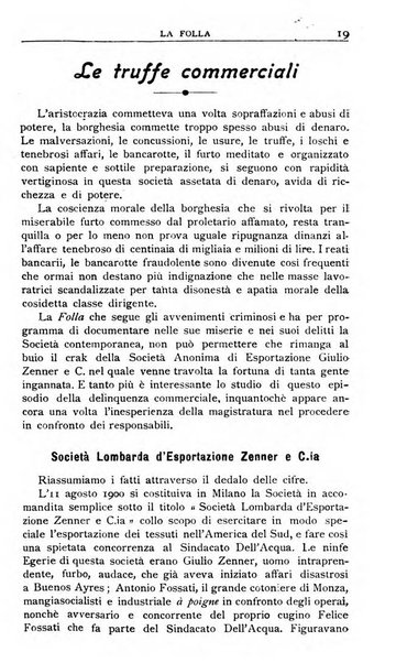 La folla periodico settimanale illustrato