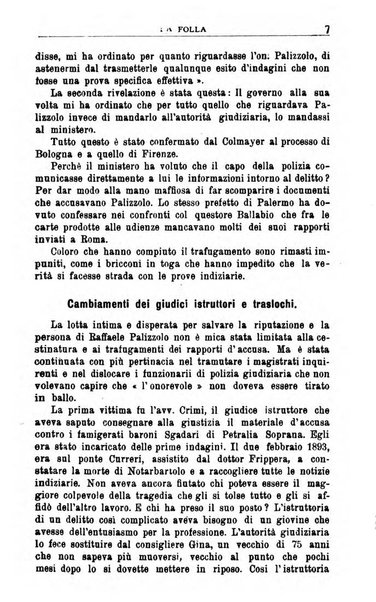 La folla periodico settimanale illustrato