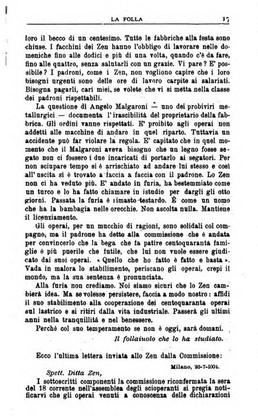 La folla periodico settimanale illustrato