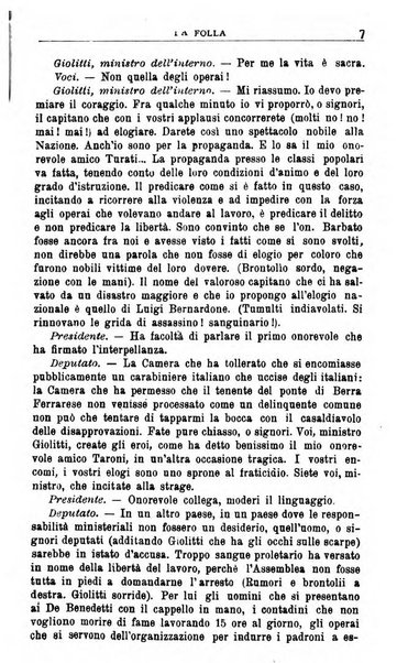 La folla periodico settimanale illustrato