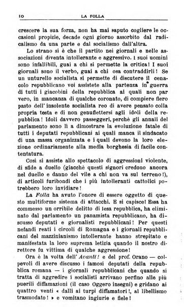 La folla periodico settimanale illustrato