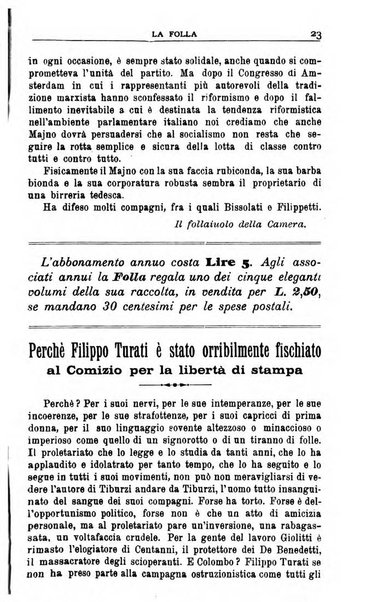 La folla periodico settimanale illustrato