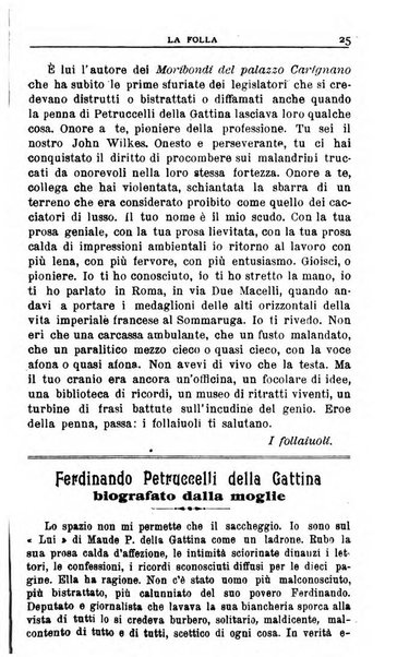 La folla periodico settimanale illustrato