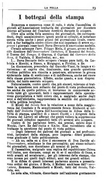 La folla periodico settimanale illustrato