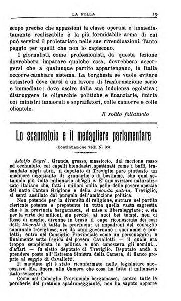 La folla periodico settimanale illustrato