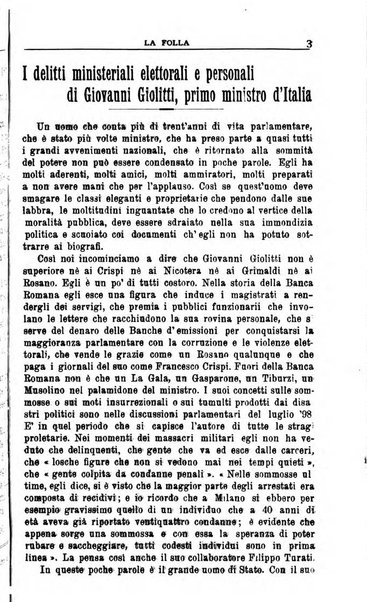 La folla periodico settimanale illustrato