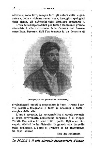 La folla periodico settimanale illustrato