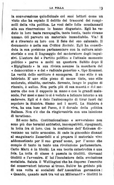 La folla periodico settimanale illustrato