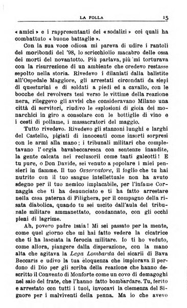 La folla periodico settimanale illustrato