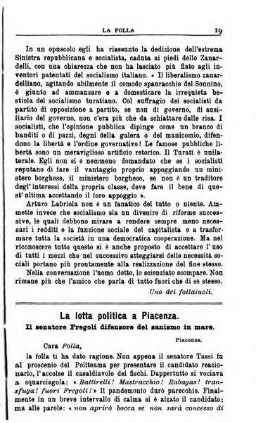 La folla periodico settimanale illustrato