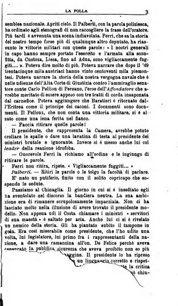 La folla periodico settimanale illustrato