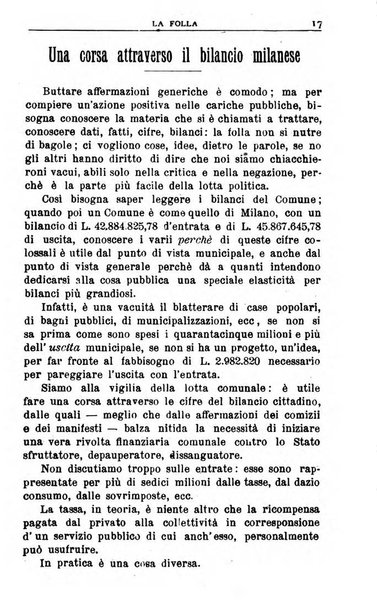 La folla periodico settimanale illustrato