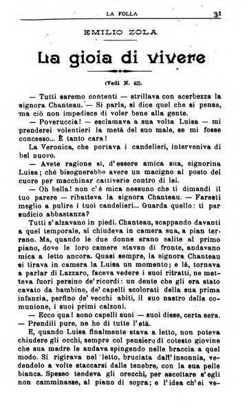 La folla periodico settimanale illustrato