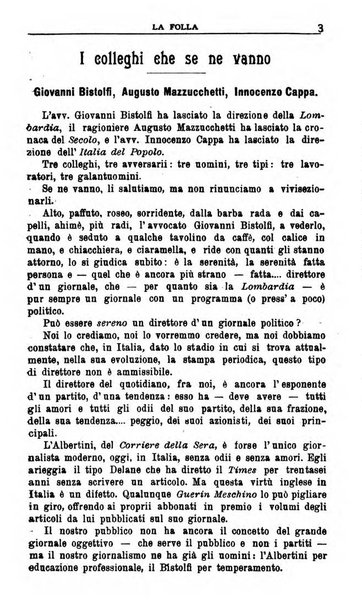 La folla periodico settimanale illustrato