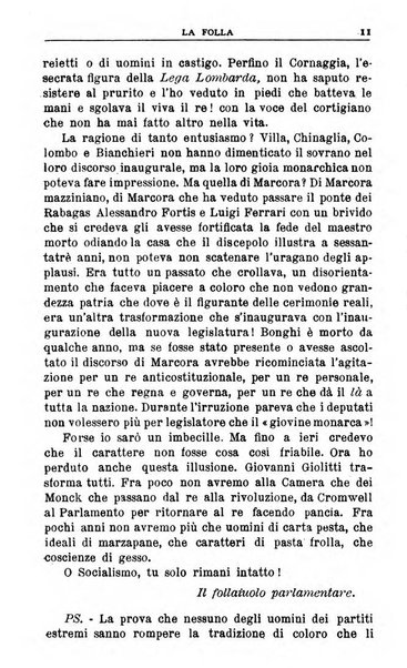 La folla periodico settimanale illustrato