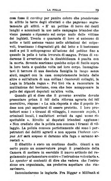 La folla periodico settimanale illustrato