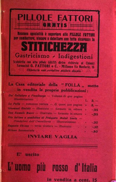 La folla periodico settimanale illustrato
