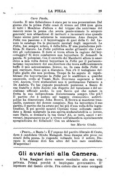 La folla periodico settimanale illustrato