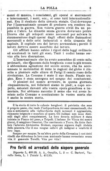 La folla periodico settimanale illustrato