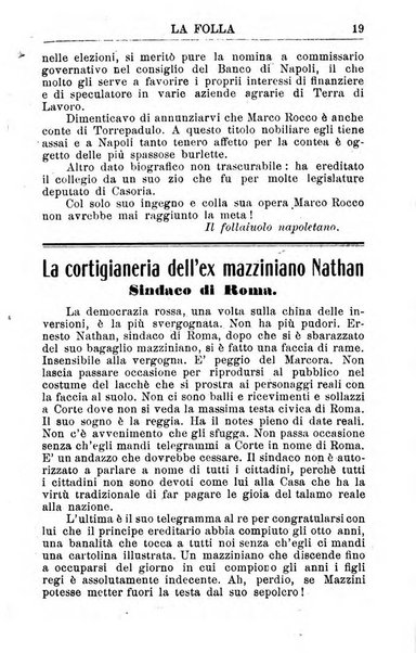 La folla periodico settimanale illustrato