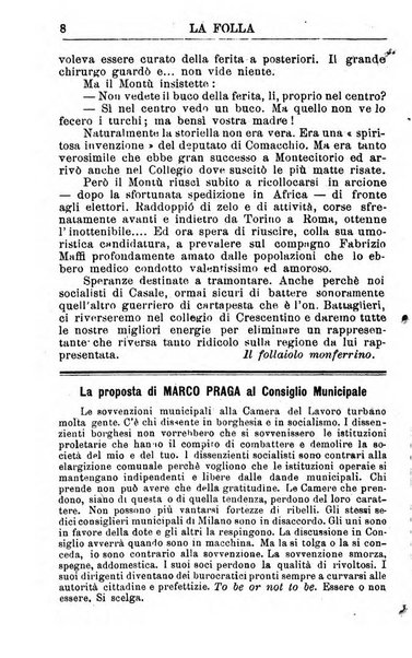 La folla periodico settimanale illustrato