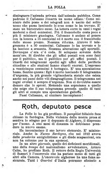 La folla periodico settimanale illustrato