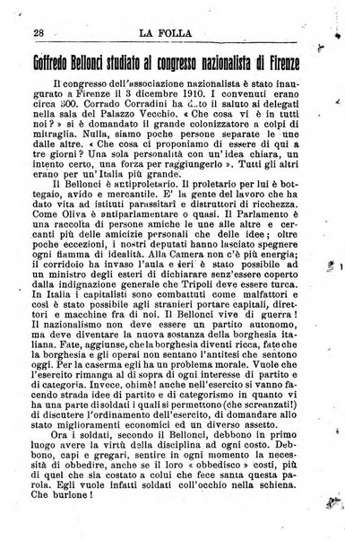 La folla periodico settimanale illustrato