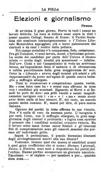 La folla periodico settimanale illustrato