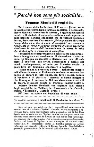 La folla periodico settimanale illustrato