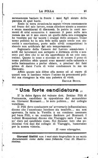 La folla periodico settimanale illustrato