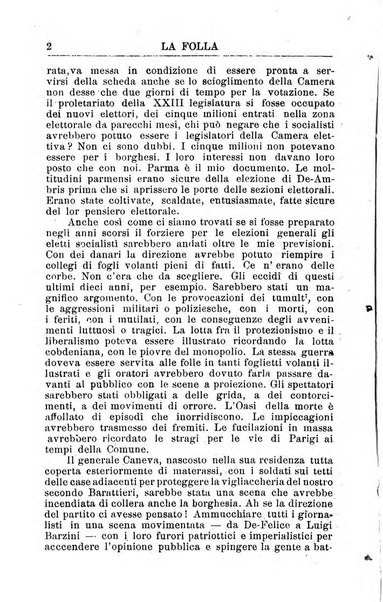 La folla periodico settimanale illustrato