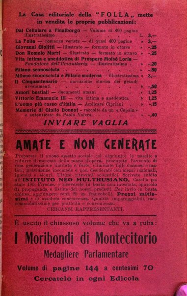 La folla periodico settimanale illustrato