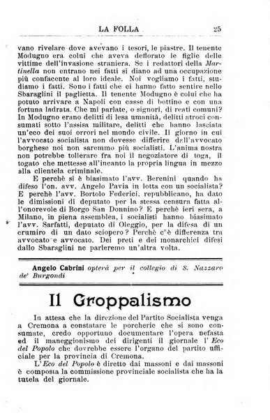 La folla periodico settimanale illustrato