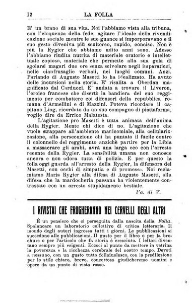 La folla periodico settimanale illustrato