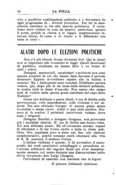 La folla periodico settimanale illustrato