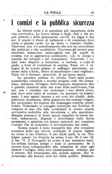 La folla periodico settimanale illustrato