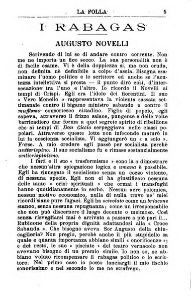 La folla periodico settimanale illustrato