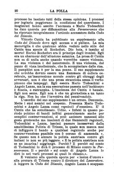 La folla periodico settimanale illustrato