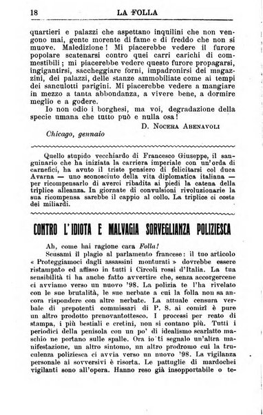 La folla periodico settimanale illustrato